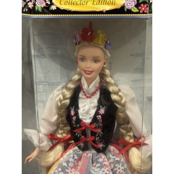 Vintage Polish Barbie Doll 1997 Mattel Collector Edition Dolls of the World NIB - Picture 1 of 11